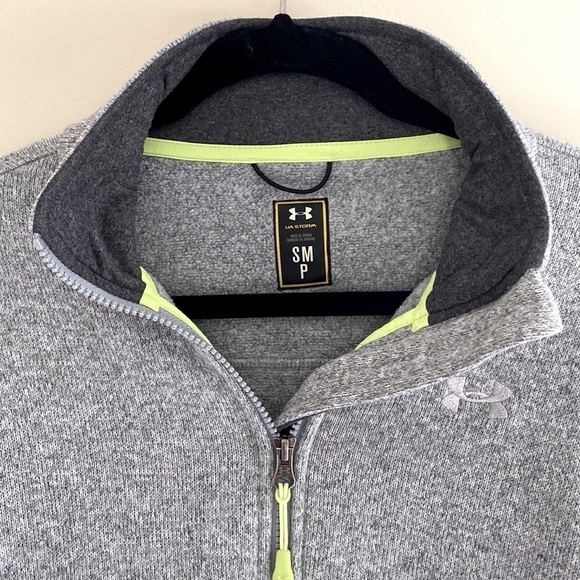 Under Armour Other - Men’s Under Armor Storm full zip fleece lined jacket or sweater Size Small
